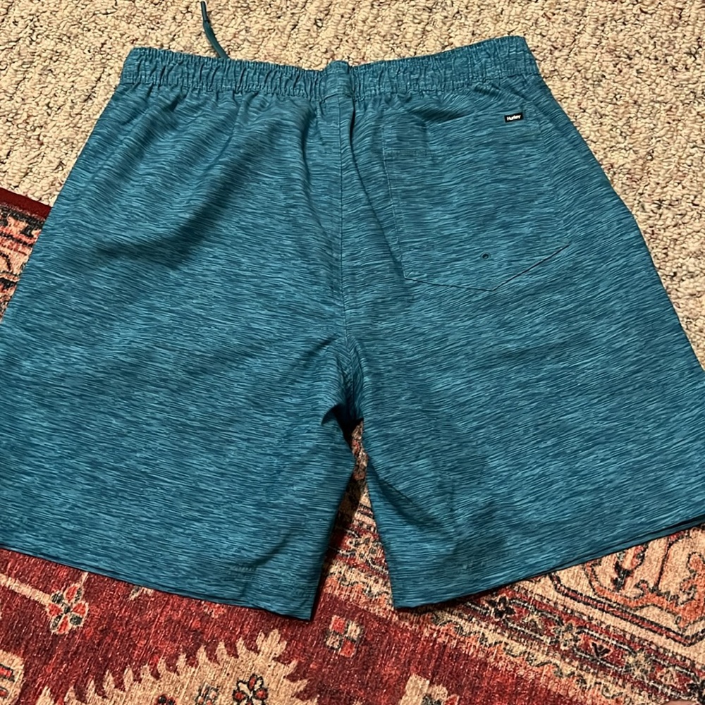 Hurley Blue-Green  Men's Swim Shorts - Picture 2 of 4